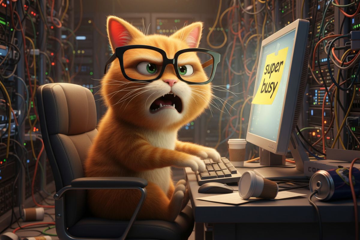 帶有搞笑風格反應的對話貓咪影片