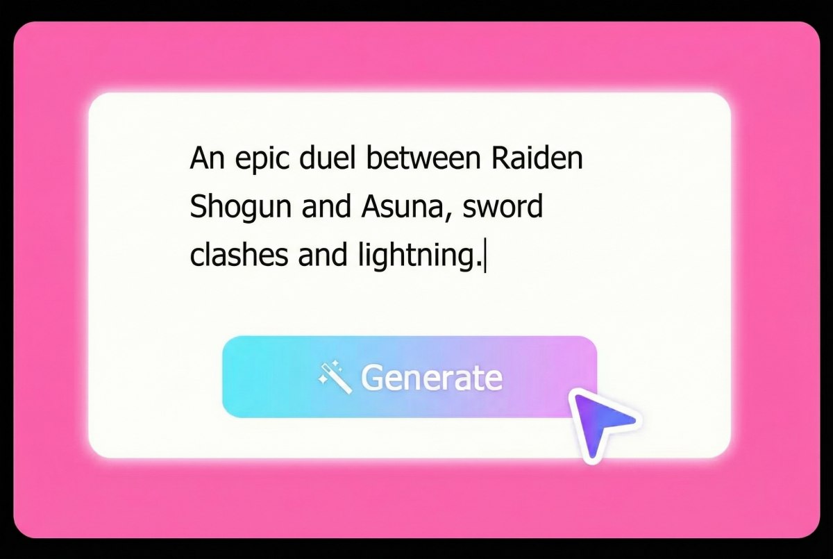 免费 AI 漫画生成器的输入提示