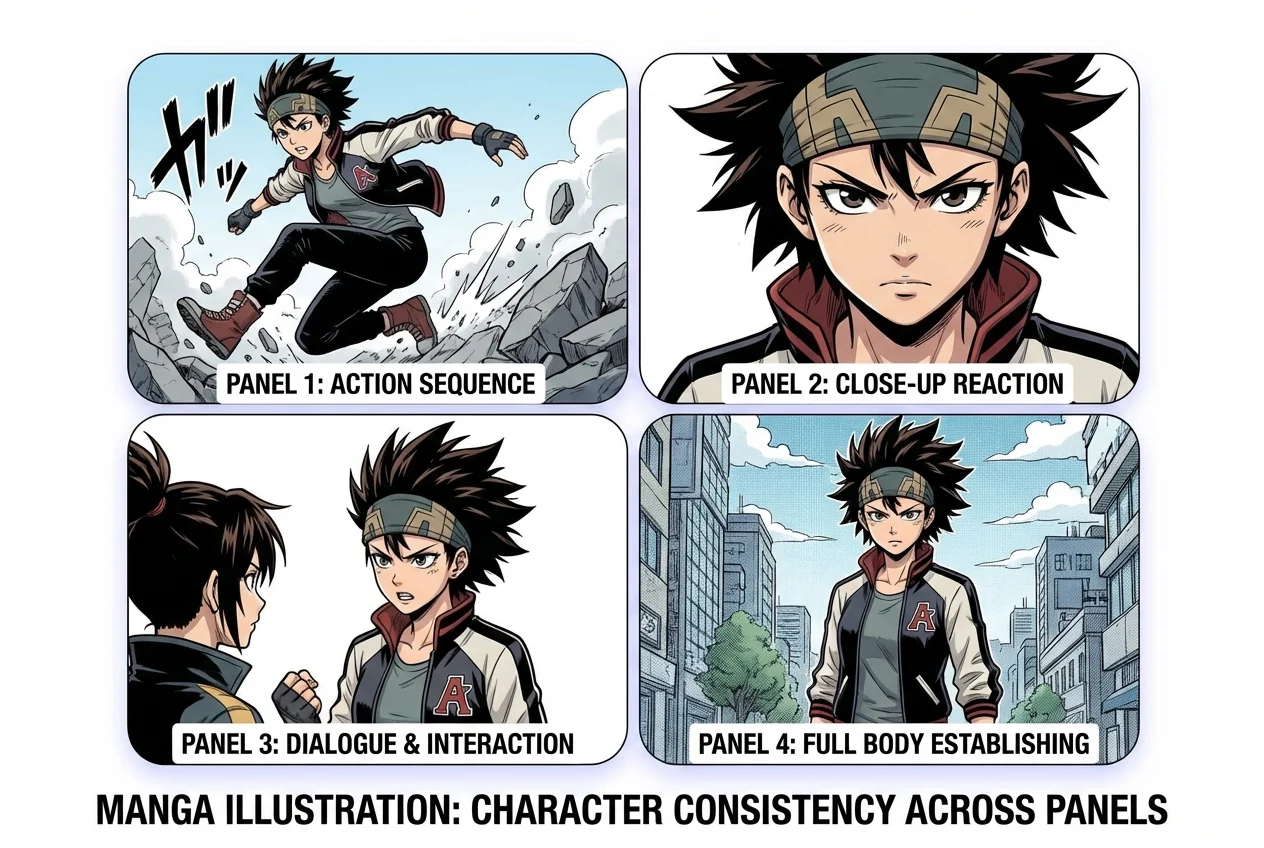 分镜中角色的一致性