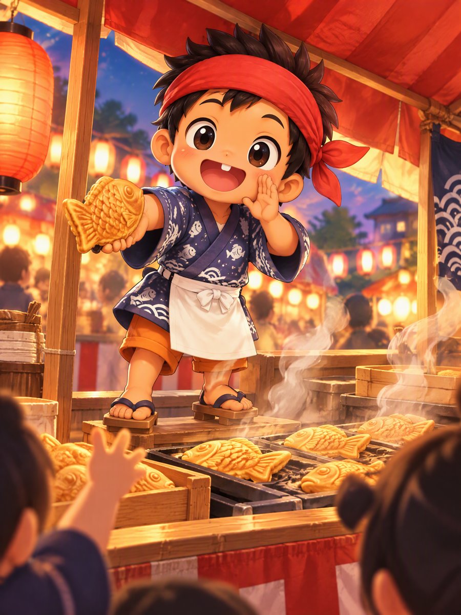 Taiyaki Tom – Scene