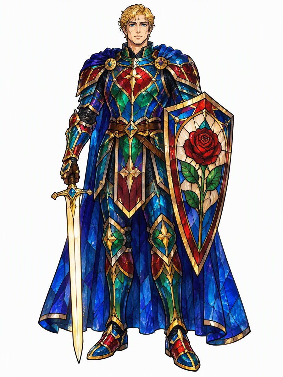 Sir Lucan Vitrail